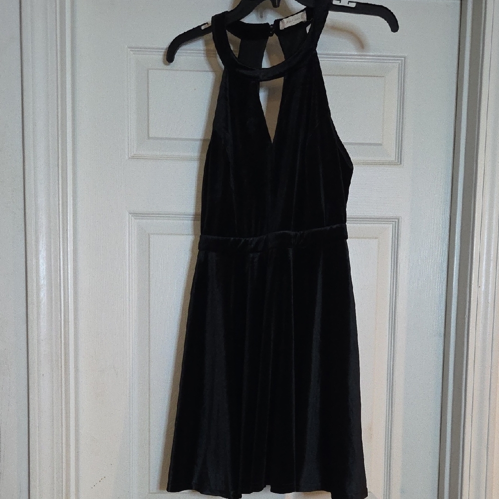 Altar'd State Black Backless‎ Dress